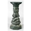 Image 1 : LARGE RENAISSANCE STYLE GREEN MARBLE PEDESTAL