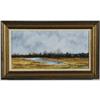 Image 1 : AL BARKER A Marsh Scene 10"x20" o/b CONDITION