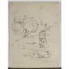 Image 1 : EUGENE BERMAN (pair) 21"x 16" pen & ink toget