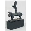 Image 2 : SARDINIAN BRONZE RIDER ON ANIMAL, 2 1/16" hig
