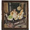 Image 1 : MYRON LECHAY Still Life on a Table 38"x 34" o