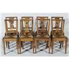 Image 1 : SET OF 8 CONTINENTAL FRUITWOOD SIDE CHAIRS ea