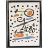 Image 1 : JOAN MIRO 39"x27" lithograph signed lr and nu