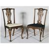 Image 1 : PAIR OF MAPLE SIDE CHAIRS with pierced splats