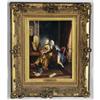 Image 1 : F. MARIUS The Music Lesson 12"x9" o/c signed