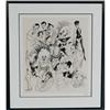 Image 1 : AL HIRSCHFELD Broadway Stars 21"x 16" lithogr