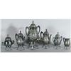 Image 1 : VICTORIAN REPOUSSE PLATED TEA SET, 8 pieces,