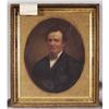 Image 1 : AMERICAN SCHOOL PORTRAIT of a gentleman 26"x2