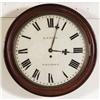 Image 1 : ENGLISH FUSEE GALLERY CLOCK signed G. Willi