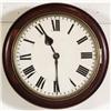 Image 1 : ENGLISH FUSEE GALLERY CLOCK unsigned, 12" f