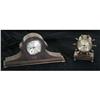 Image 1 : PAIR OF CHELSEA BRASS DESK CLOCKS, 12" wide