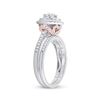 Image 3 : Diamond Bridal Wedding Ring Band Set 1 Cttw 14kt Two-tone Gold