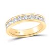 Image 1 : Diamond Wedding Single Row Band 1 Cttw 14kt Yellow Gold