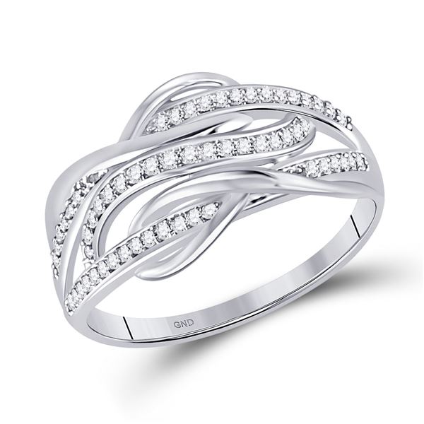 Diamond Fashion Ring 1/6 Cttw 10kt White Gold
