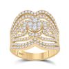 Diamond Fashion Ring 1-3/4 Cttw 14kt Yellow Gold