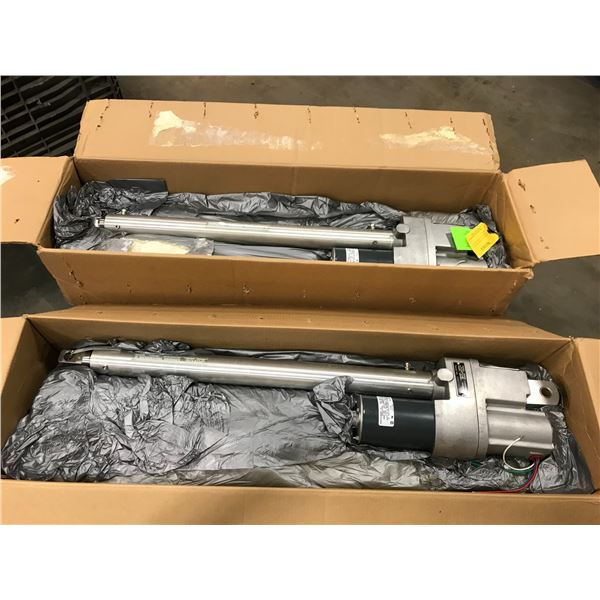 (2) JOYCE LA155L-115V-SC-CL-24-STROKE LINEAR ACTUATOR