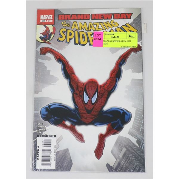 THE AMAZING SPIDER-MAN #552 KEY ISSUE