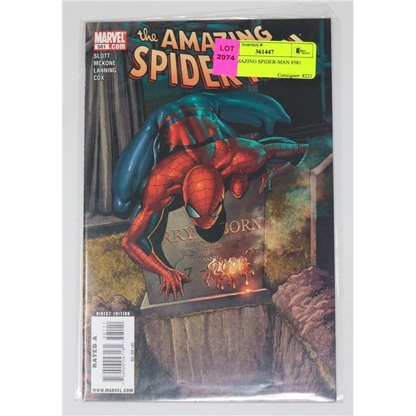 THE AMAZING SPIDER-MAN #581