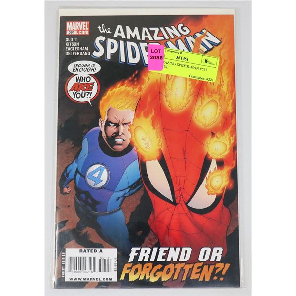 THE AMAZING SPIDER-MAN #591 KEY ISSUE
