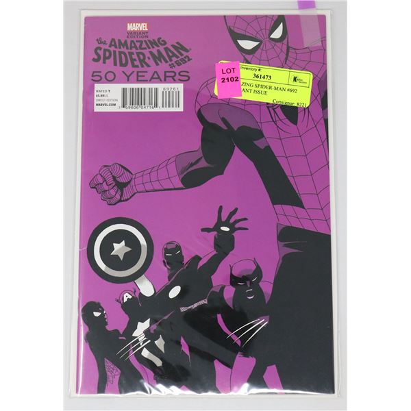 THE AMAZING SPIDER-MAN #692 KEY VARIANT ISSUE