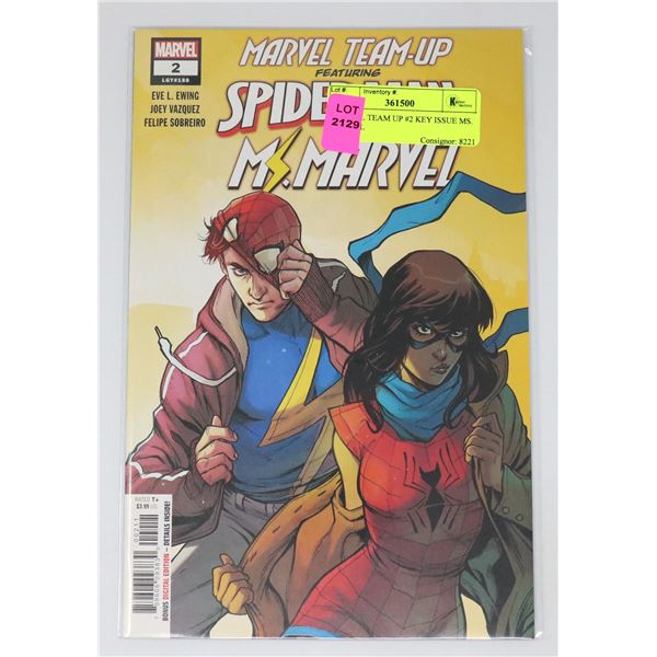 MARVEL TEAM UP #2 KEY ISSUE MS. MARVEL