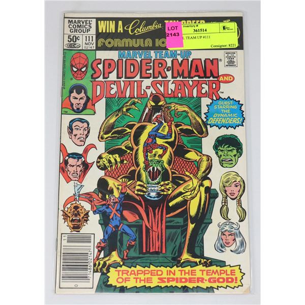 MARVEL TEAM UP #111