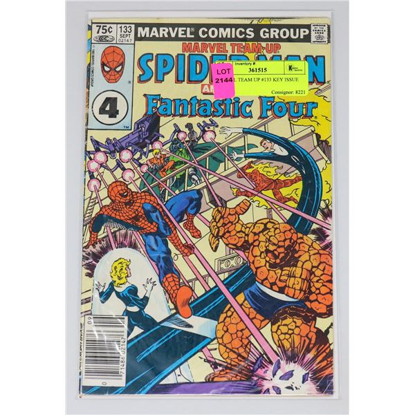 MARVEL TEAM UP #133 KEY ISSUE F4