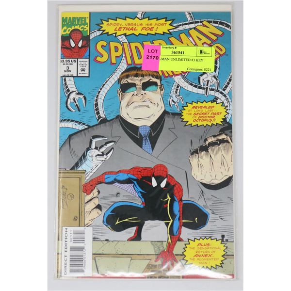 SPIDER-MAN UNLIMITED #3 KEY ISSUE