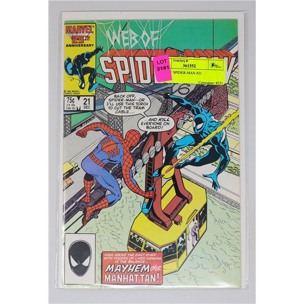 WEB OF SPIDER-MAN #21