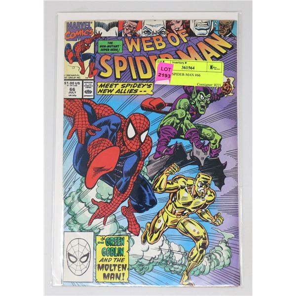 WEB OF SPIDER-MAN #66