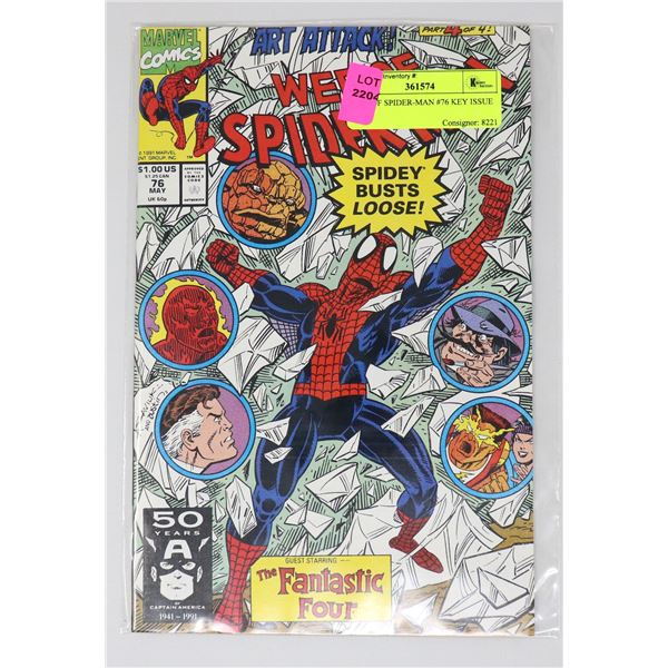 WEB OF SPIDER-MAN #76 KEY ISSUE