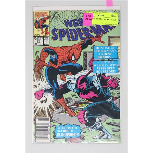 WEB OF SPIDER-MAN #81 KEY ISSUE