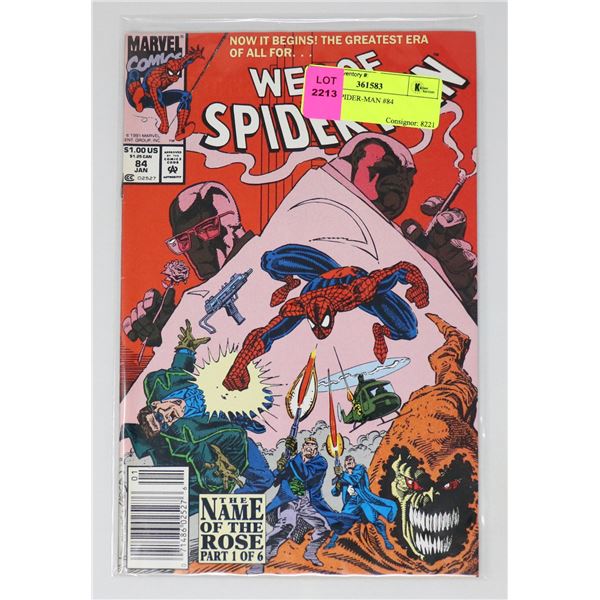 WEB OF SPIDER-MAN #84