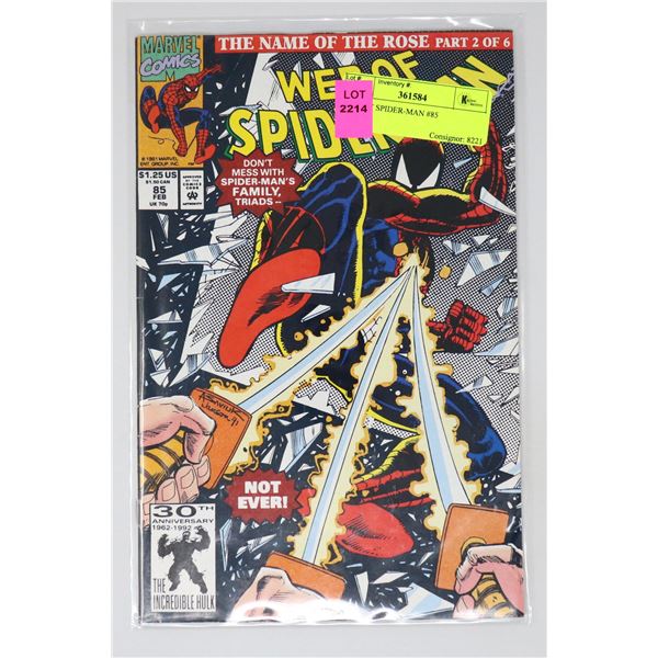 WEB OF SPIDER-MAN #85