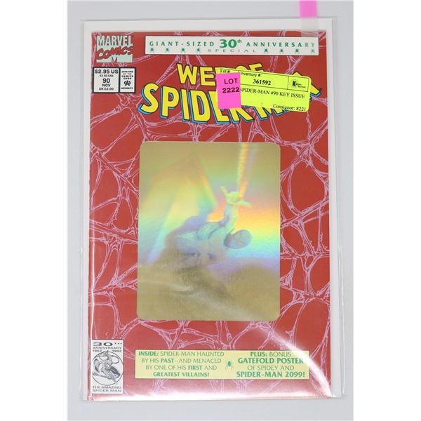 WEB OF SPIDER-MAN #90 KEY ISSUE
