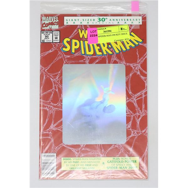 WEB OF SPIDER-MAN #90 KEY ISSUE