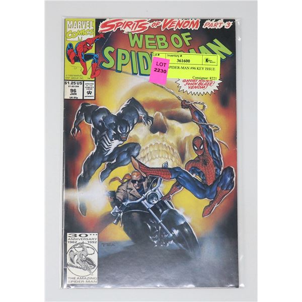 WEB OF SPIDER-MAN #96 KEY ISSUE
