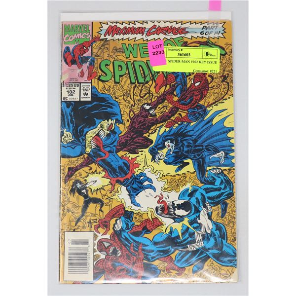 WEB OF SPIDER-MAN #102 KEY ISSUE