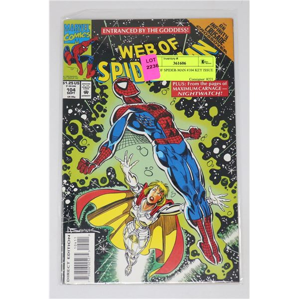 WEB OF SPIDER-MAN #104 KEY ISSUE