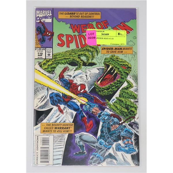 WEB OF SPIDER-MAN #110