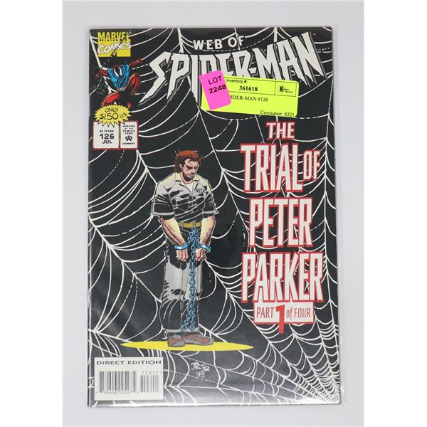 WEB OF SPIDER-MAN #126
