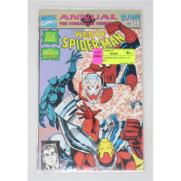 WEB OF SPIDER-MAN ANNUAL #7 KEY ISSUE