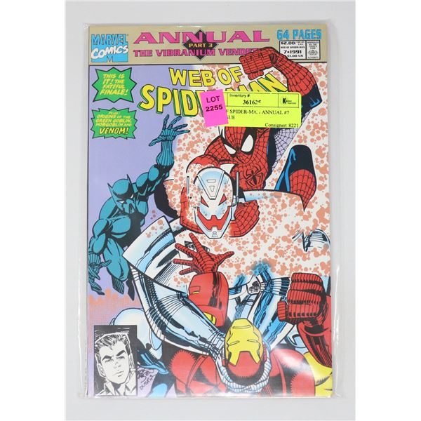 WEB OF SPIDER-MAN ANNUAL #7 KEY ISSUE