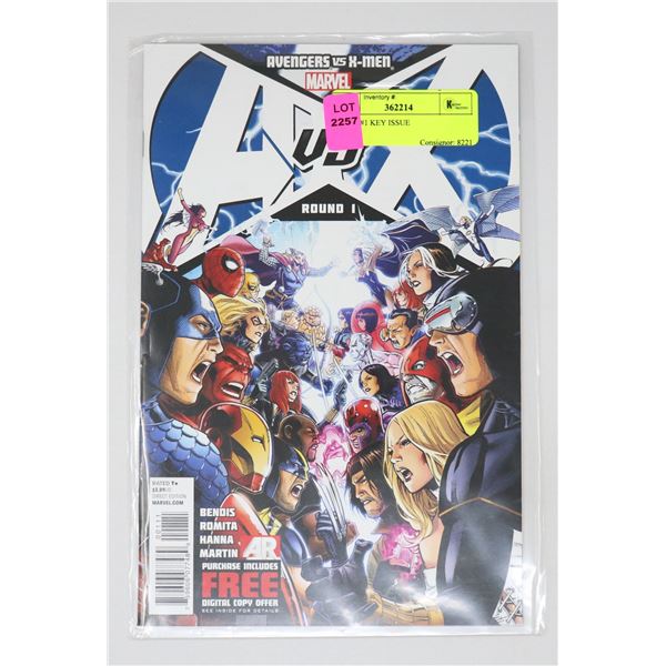 A VS X #1 KEY ISSUE