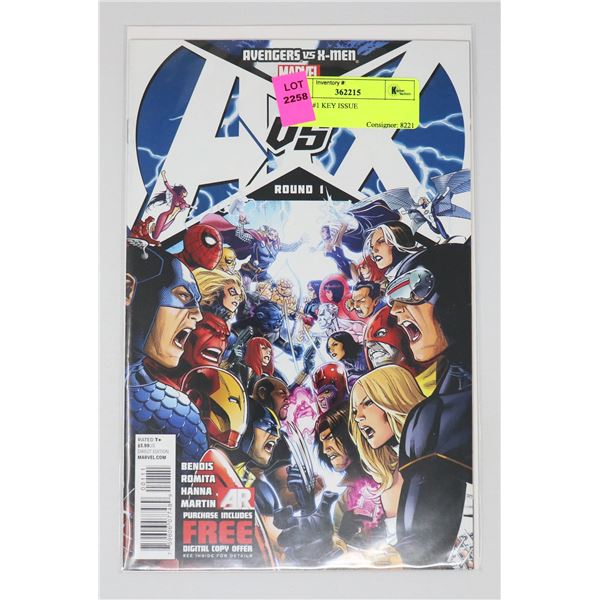 A VS X #1 KEY ISSUE
