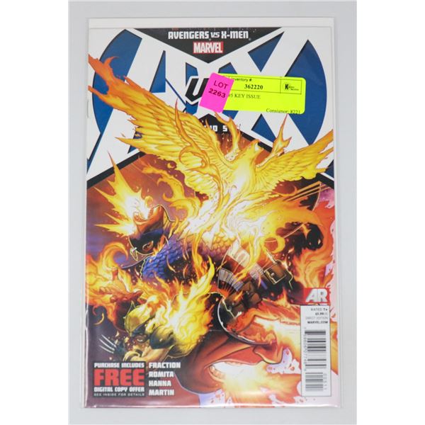 A VS X #5 KEY ISSUE