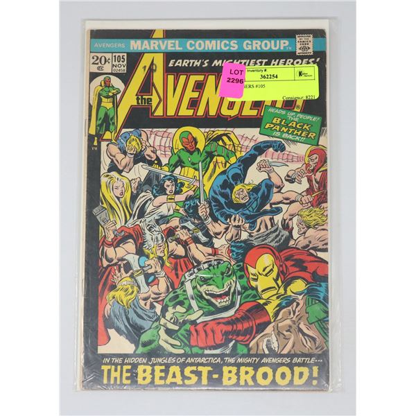 AVENGERS #105
