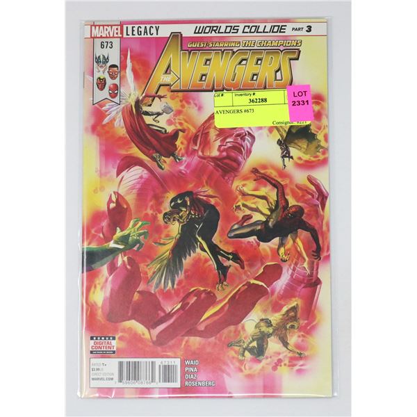 AVENGERS #673