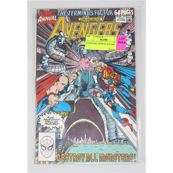 AVENGERS ANNUAL #19 1990