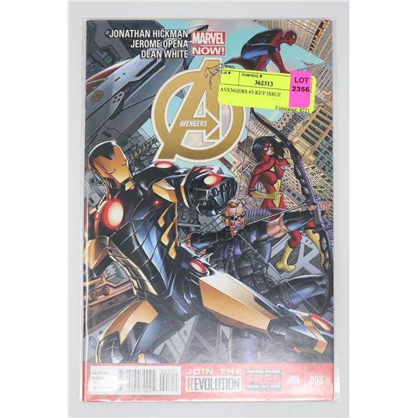 AVENGERS #3 KEY ISSUE